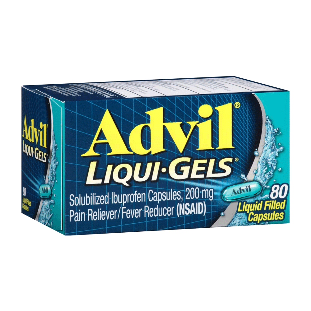 Advil Liqui-gels Cap 80s - Snapcart.pk