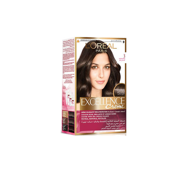Loreal Excellence Hair Color 3 - Snapcart.pk