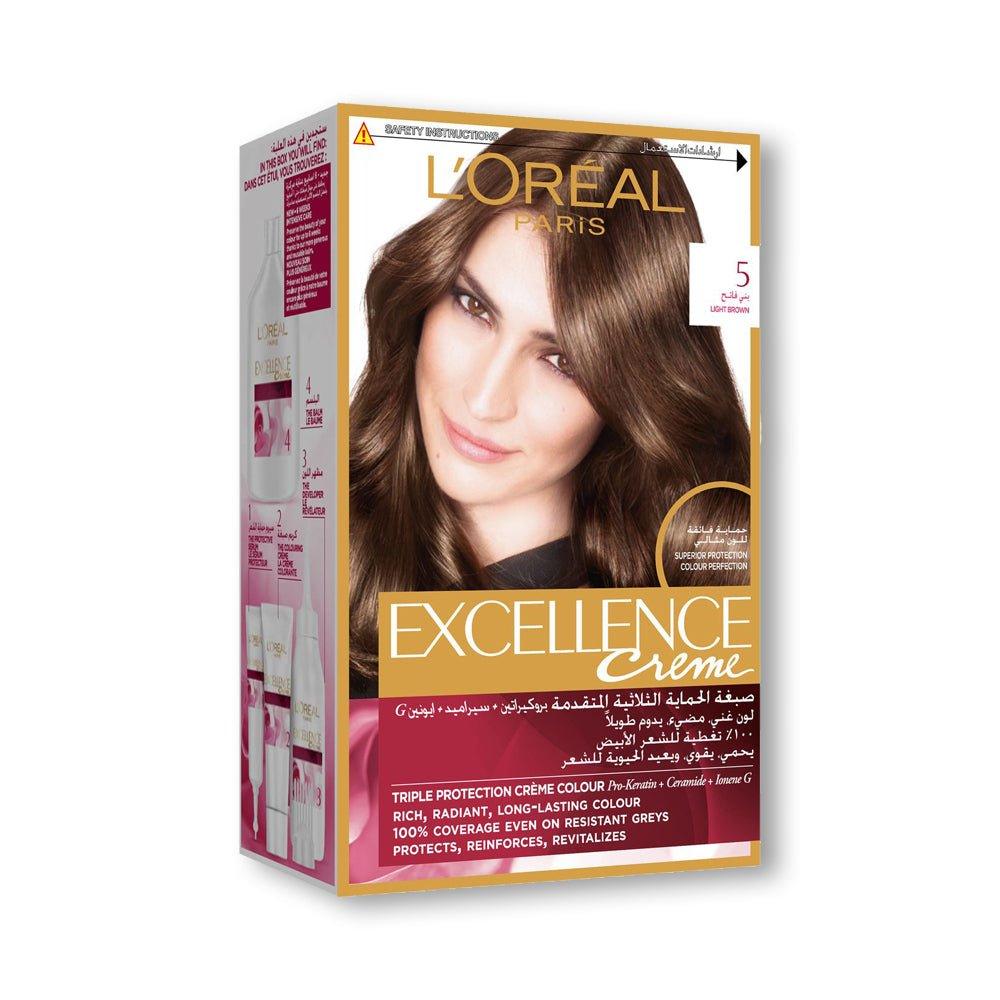 Loreal Professional Excellence Cream 5.0 Light Brown