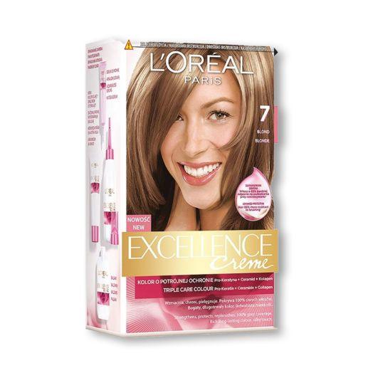 Loreal Professional Triple Protection Excellence Cream 7 Blonde