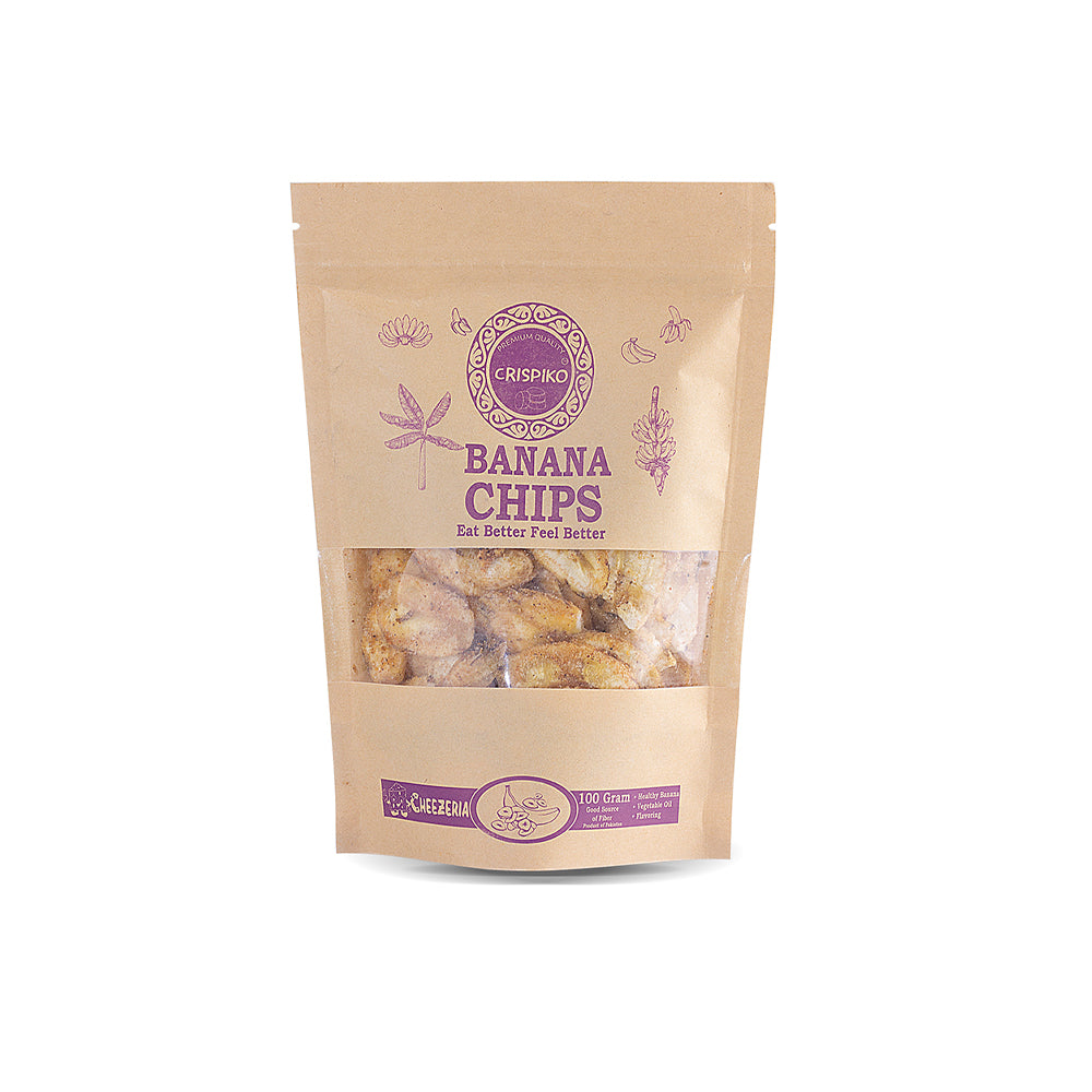 Crispiko Banana Chips Cheeszeria 100g - Snapcart.pk