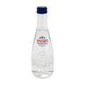 Evian Sparkling Mineral Water Glass Bottle 0.33L