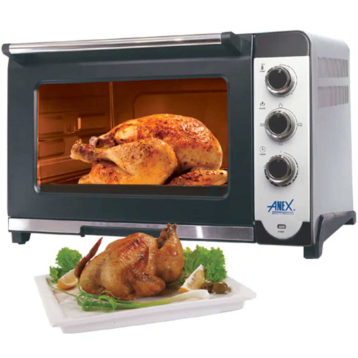 Anex AG-3068 Deluxe Oven Toaster + Premium Electric Kettle - Snapcart.pk