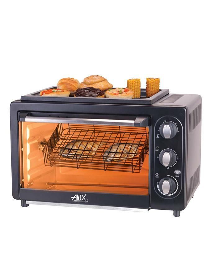 Anex Oven Toaster Convection Bar B Q GRILL - ROTISSERIE - FISH GRILL AG-3069TT - Snapcart.pk