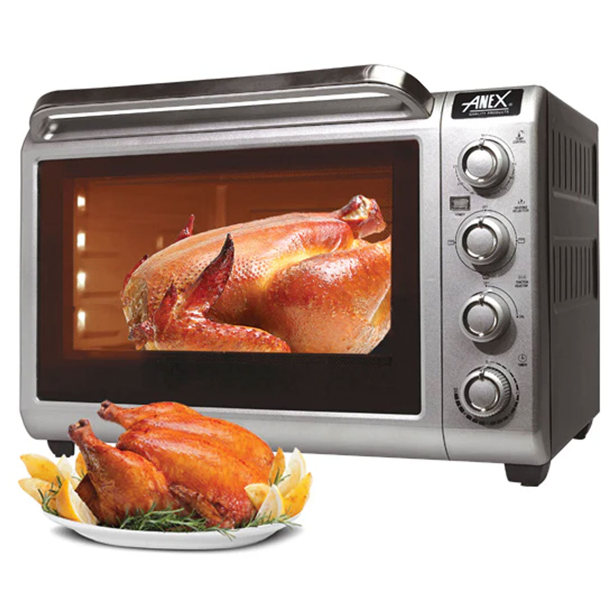 Anex AG-3071 Deluxe Oven Toaster + Premium Electric Kettle - Snapcart.pk
