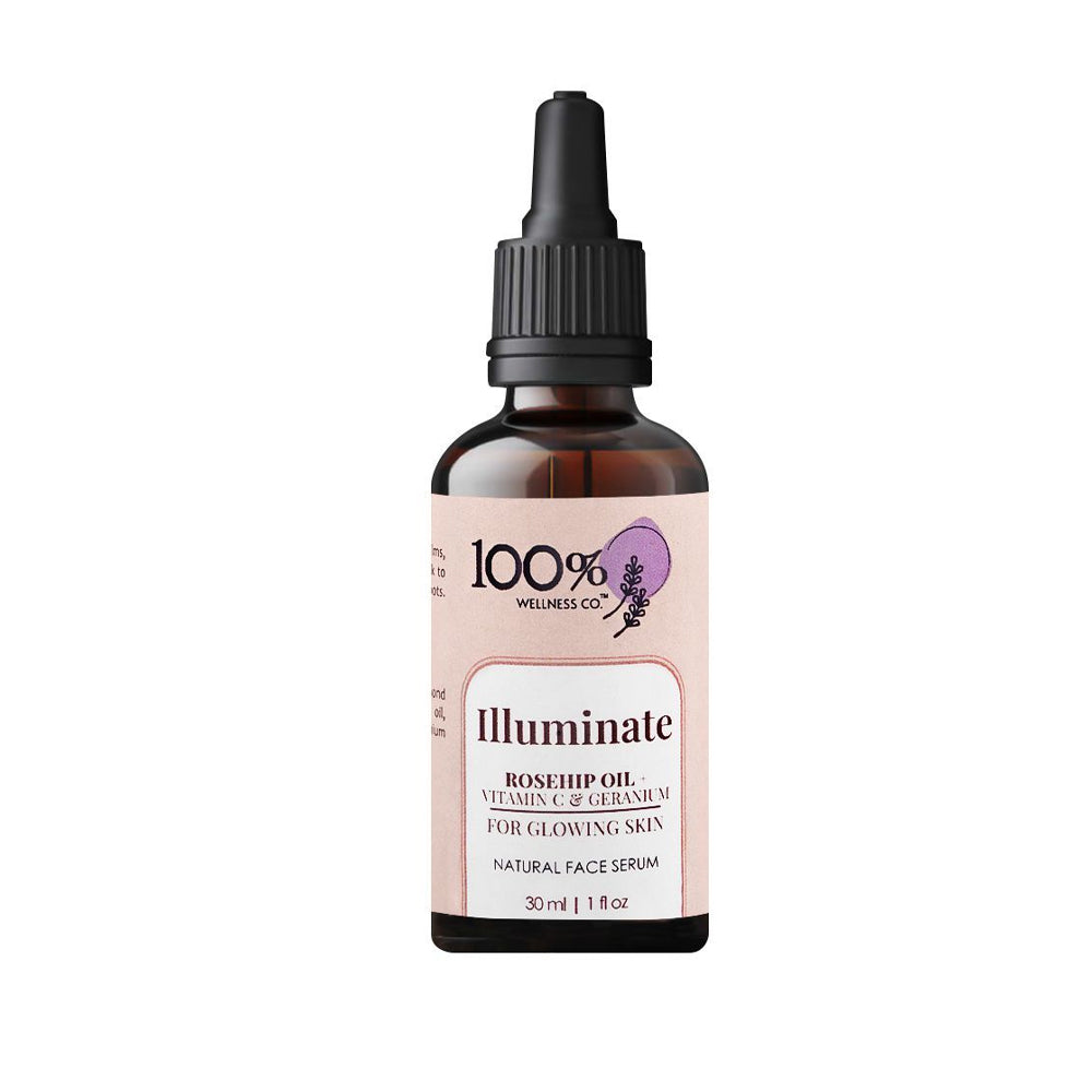 Wellness Co Iiiuminate Roseship Oil Face Serum 30ml - Snapcart.pk