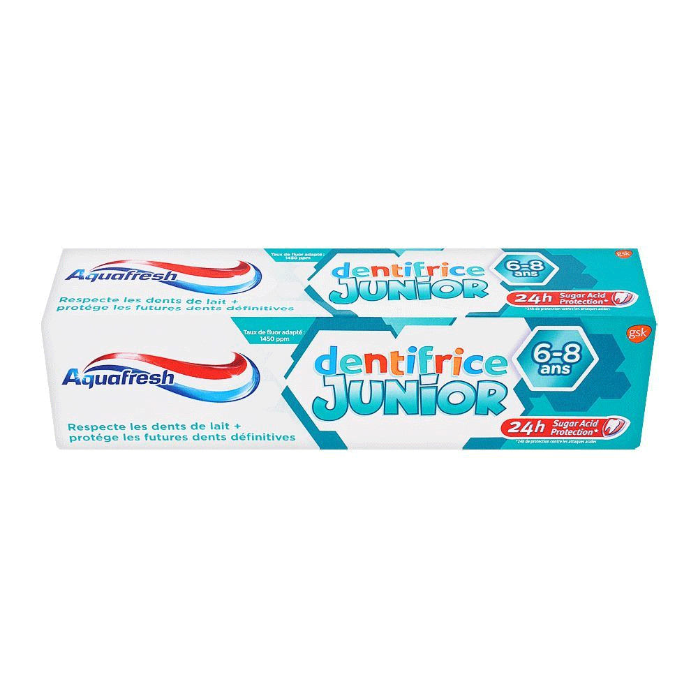 Aquafresh Dentifrice Junior 6-8 75ml - Snapcart.pk