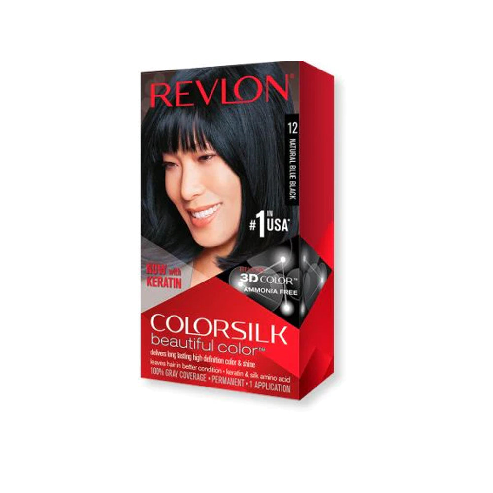 Revlon Color Silk 12 Natural Blue Black - Snapcart.pk