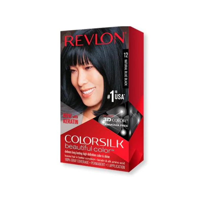 Revlon Color Silk 12 Natural Blue Black - Snapcart.pk
