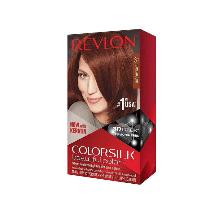 Revlon Color Silk 31 Dark Auburn - Snapcart.pk