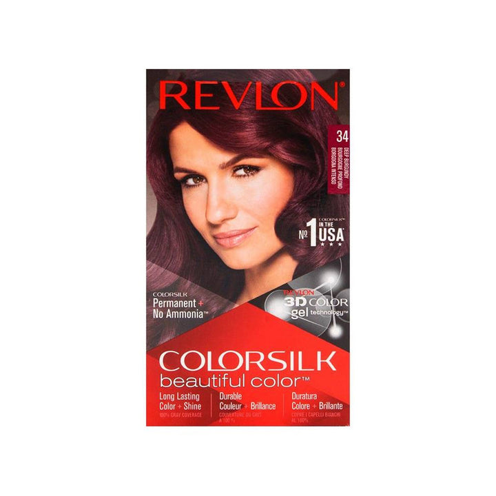 Revlon Color Silk 34 Deep Burguny - Snapcart.pk