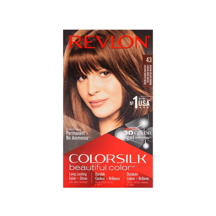 Revlon Color Silk 43 Miduim Golden Brown - Snapcart.pk