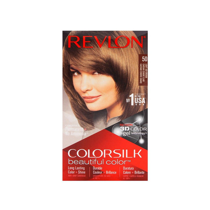 Revlon Color Silk 50 Light Ash Brown - Snapcart.pk
