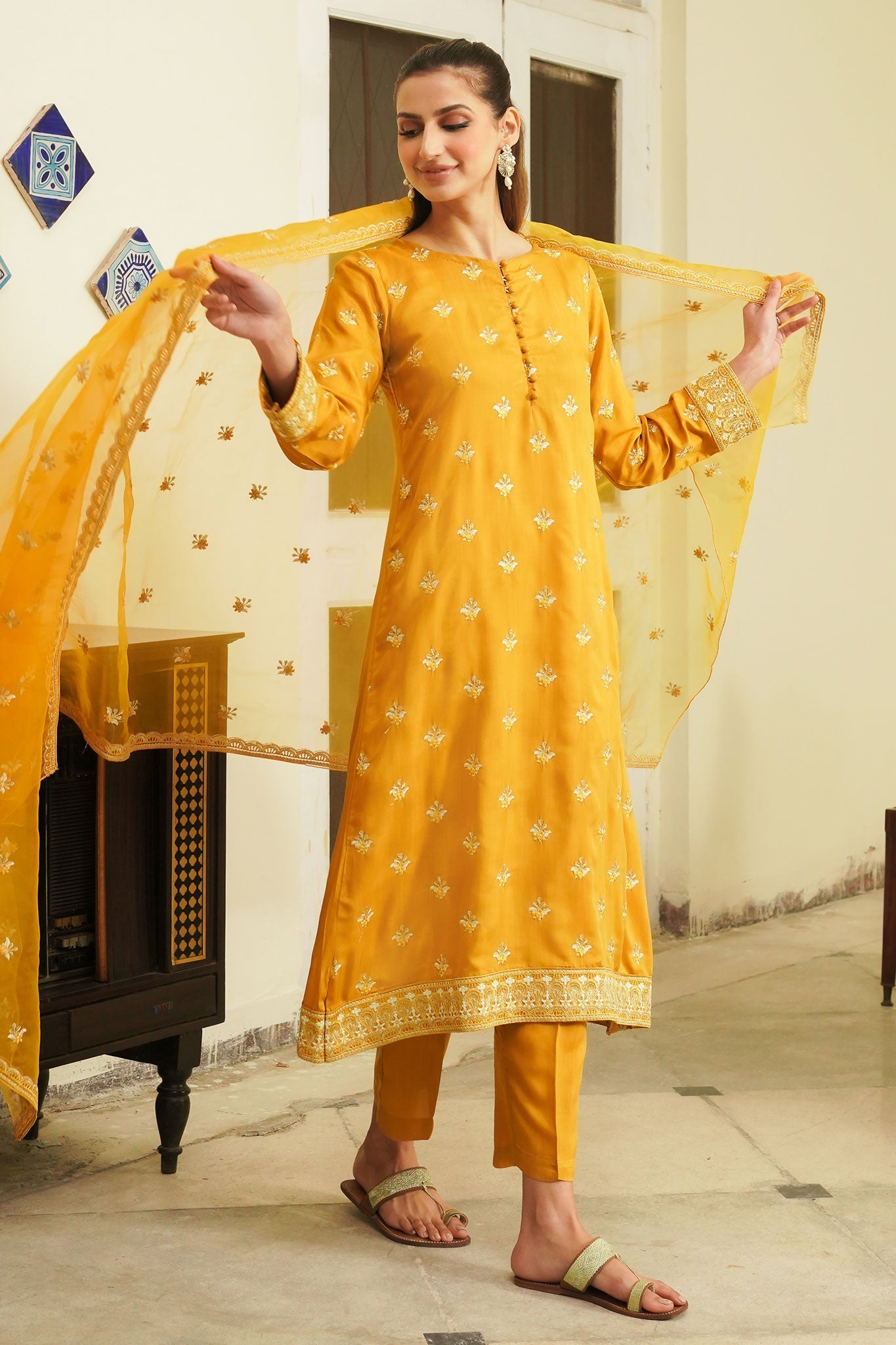 Luxe Emb'24 By Mannat Clothing Stitched Collection-Chandni
