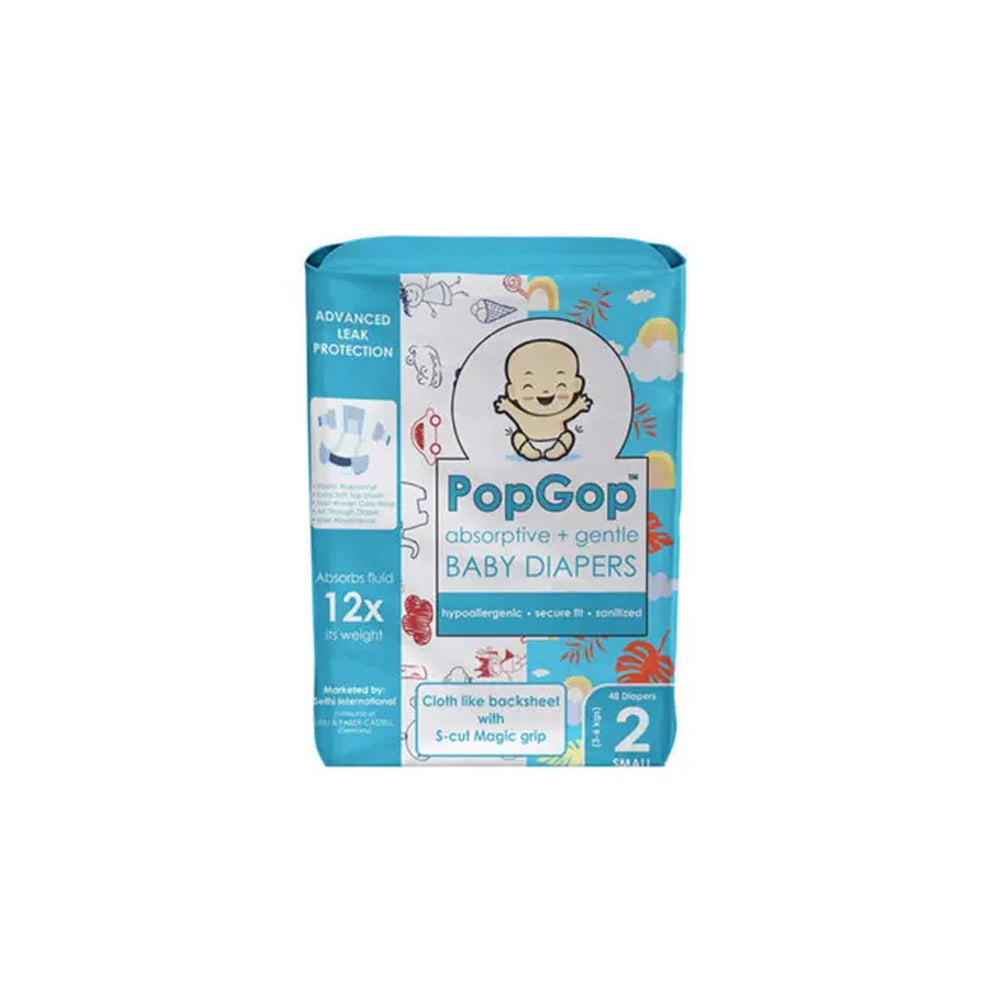 Pop Gop Baby Diapers Small 2 48s - Snapcart.pk
