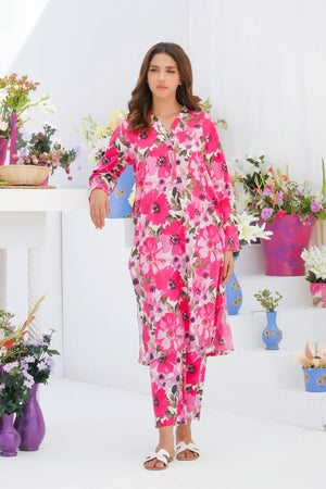 Dhaga Stitched 2 Piece Lawn Collection'2025-Matching separate 0031