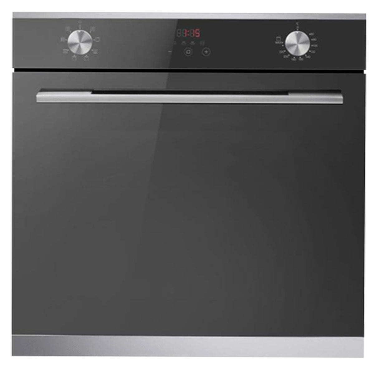 Crown Built-in Oven FGE20E3TMR Gas & Electric Fully Imported Capacity 73 Liters Triple Glazed Glass - Snapcart.pk