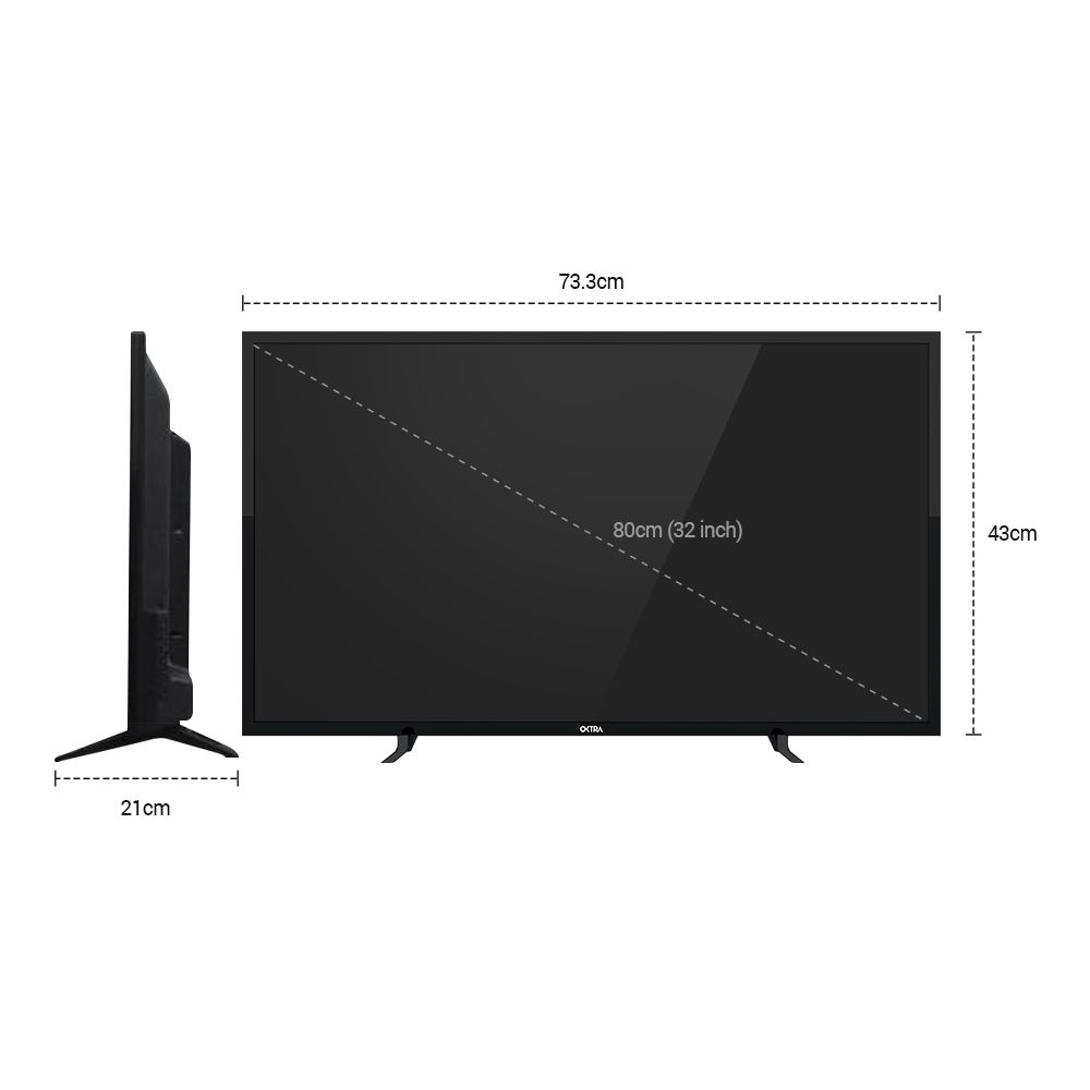 OKTRA Series - K568S 32-Inches Smart Sense HD LED TV - My Store