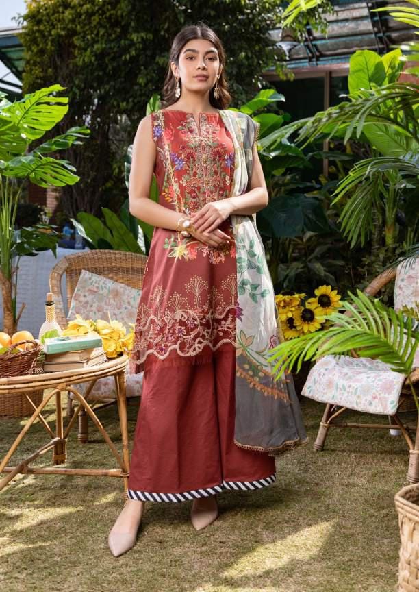 Umang by Motifz Digital Printed Lawn Unstitched 3 Piece 3227-Bella - Summer Collection