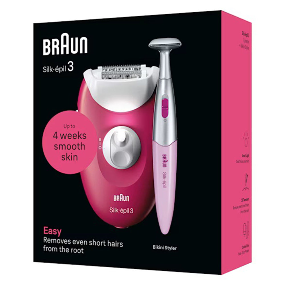 BRAUN SLIK-EPIL 3 EPILATOR Model SE3202