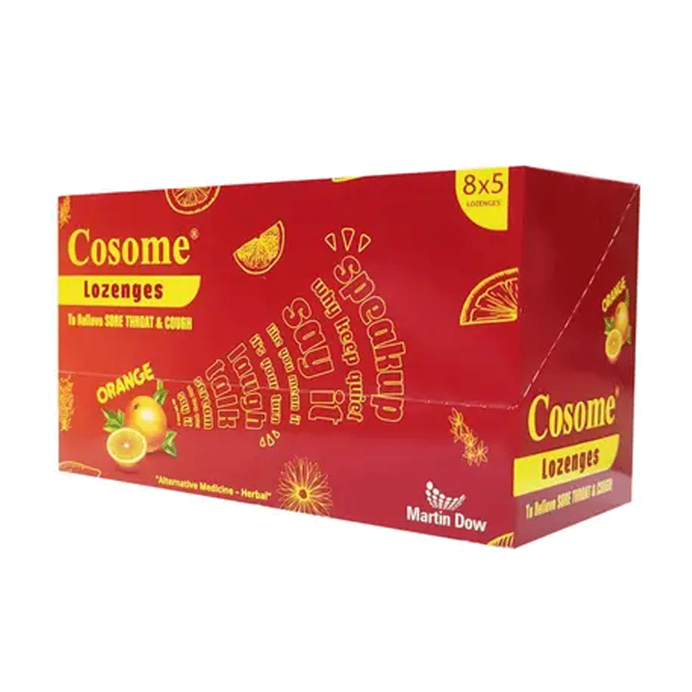 Cosome Orange Lozenges 8s