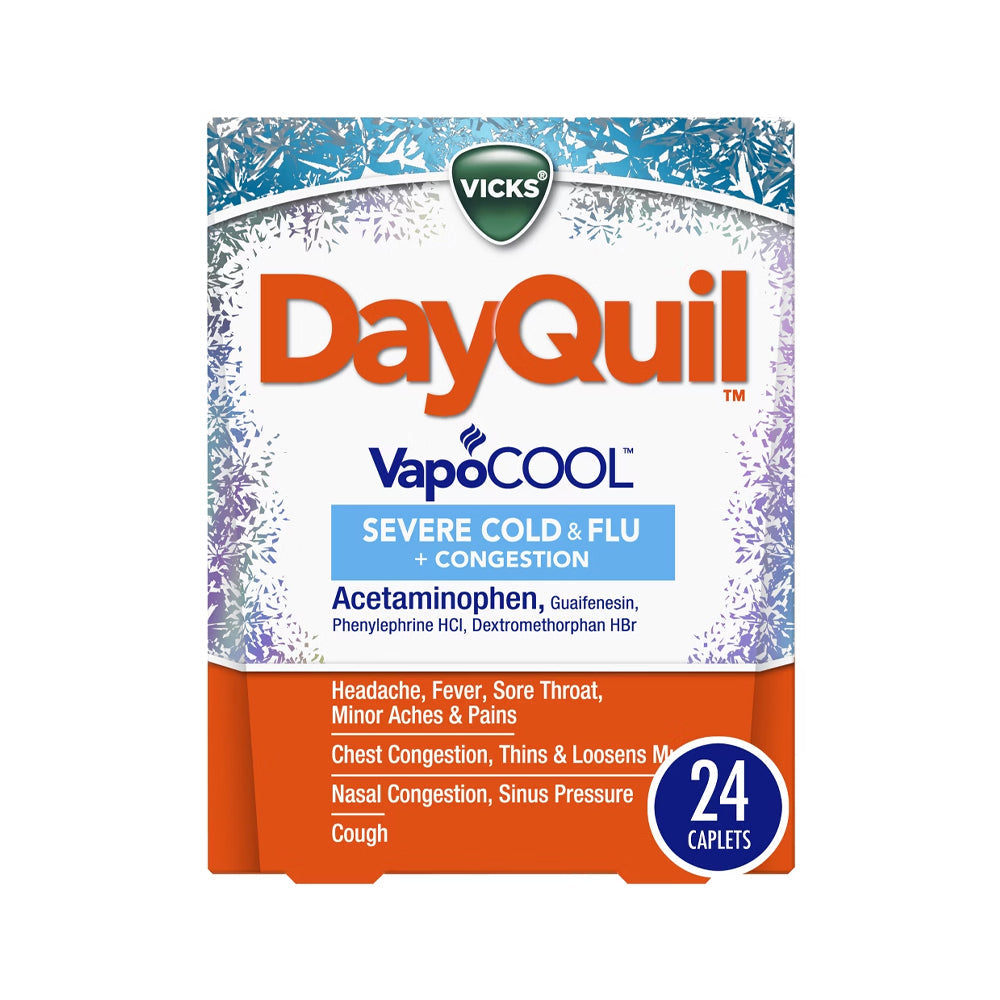 Day Quil Vapo Cool Severe Cold & Flu Caplets 24s - Snapcart.pk