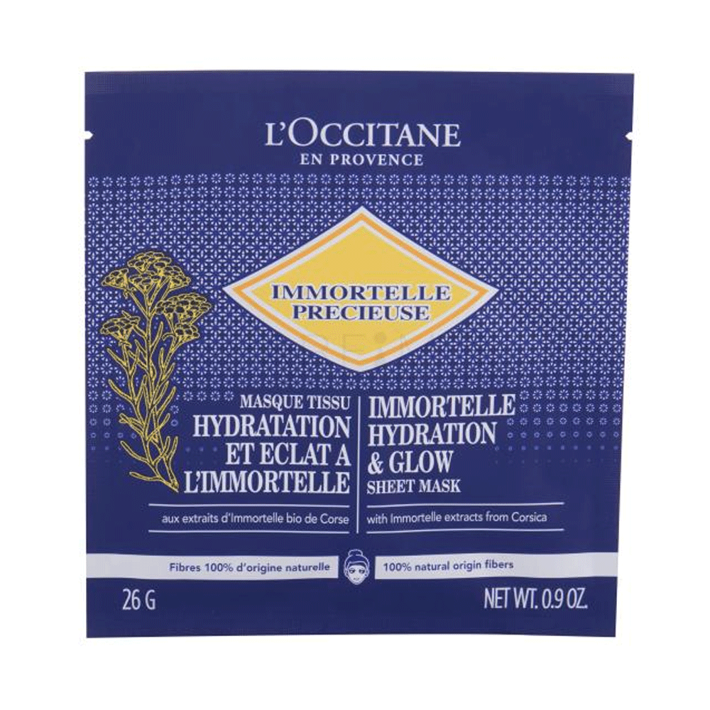 L'occitane Immortelle Hydration & Glow Sheet Mask 26g
