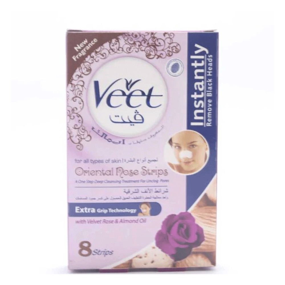 Veet Oriental Nose Strips 8 Strips - Snapcart.pk
