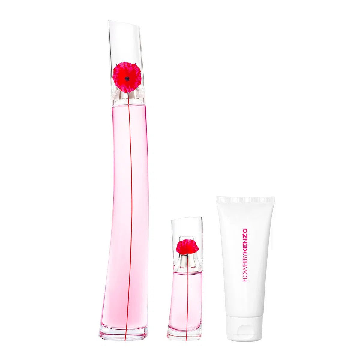Kenzo Flower Poppy Bouquet Women Set EDP 100Ml+EDP 15Ml+B Milk 75Ml