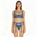 Belleza Lingerie Wired Net Bra Set - 1160