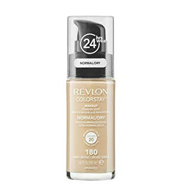 Revlon- Oily Skin, Foundation Sand Beige 180, 1 oz