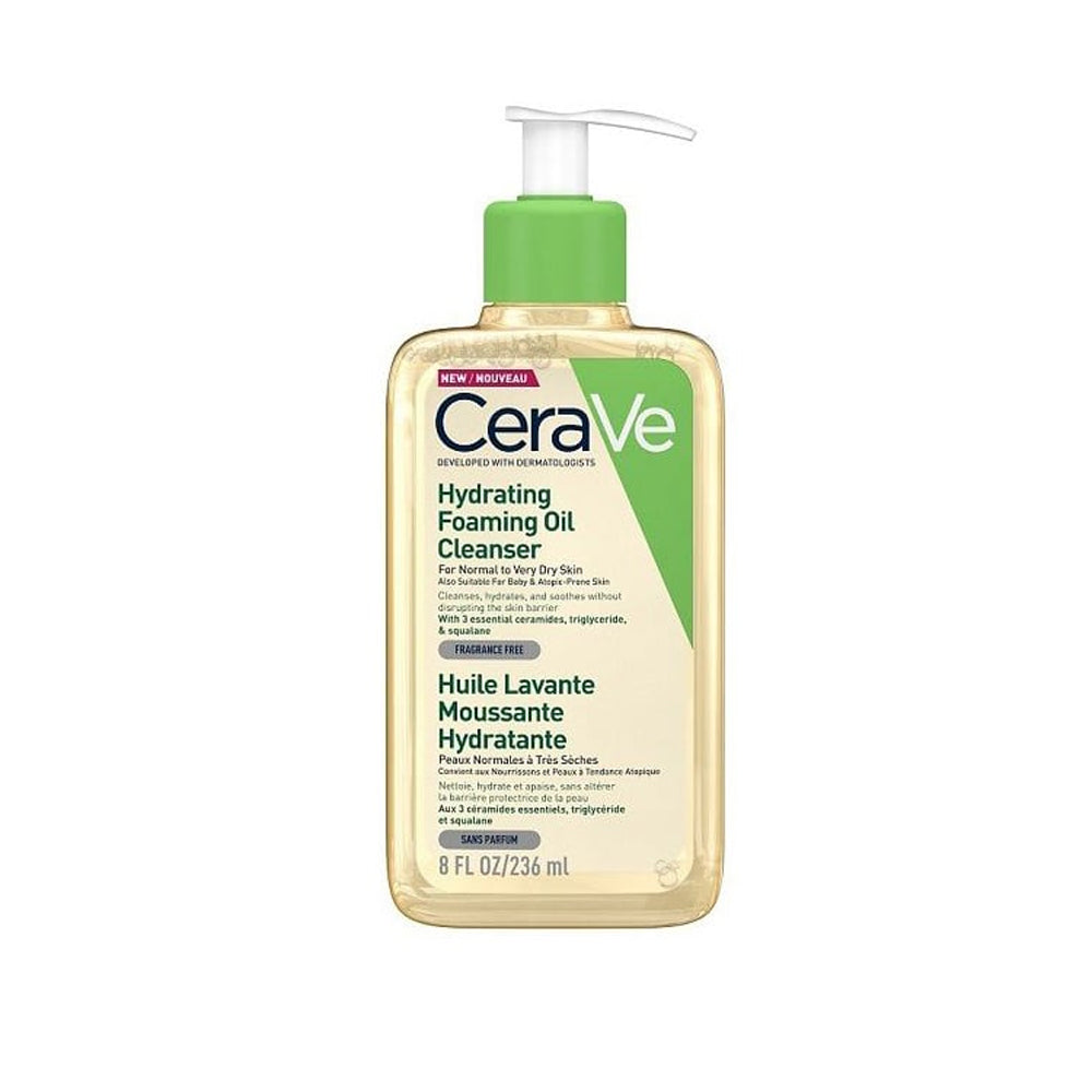 Cerave Hydrating Foaming Cleansing Oil 236ml - Snapcart.pk
