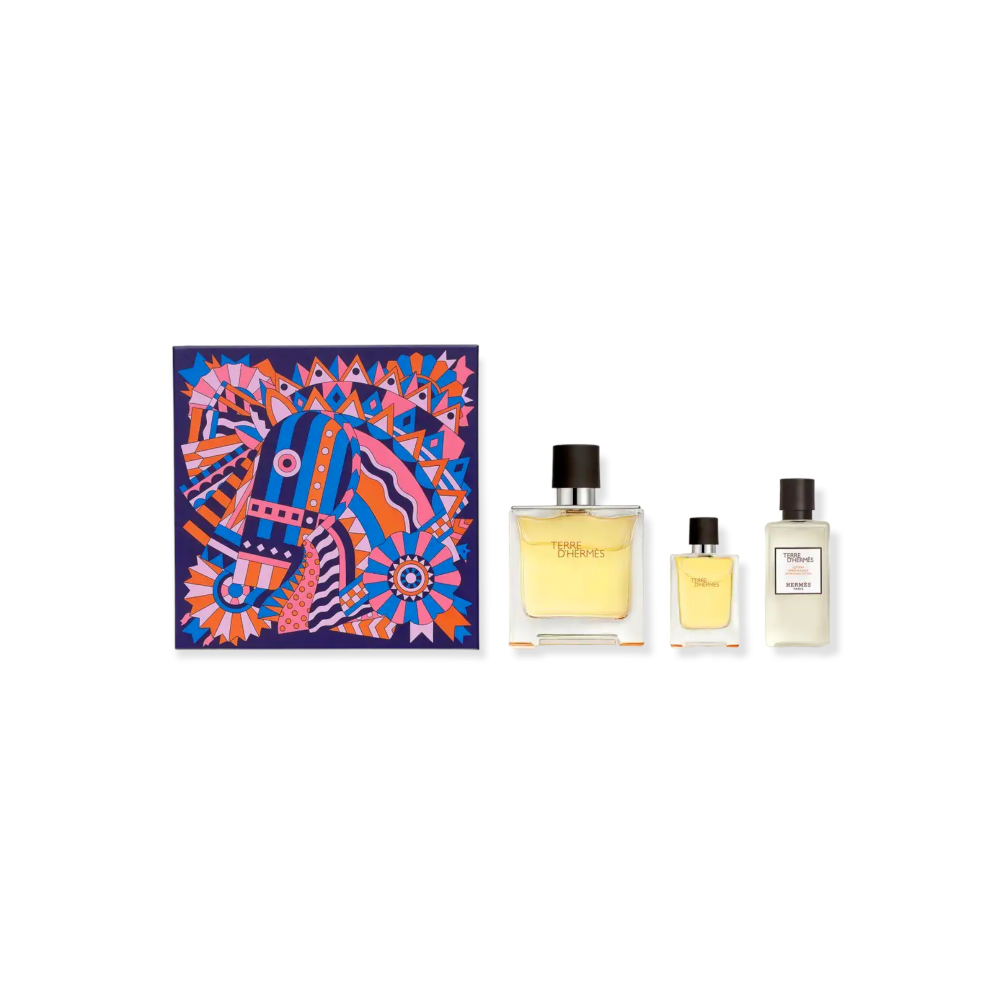 Hermes Terre D'Hermes Men Set EDP 75Ml+EDP 12.5Ml+After Shave 40Ml