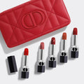 Christian Dior Rouge A Levres Lipstick Set 999 Velvet+772 Matte+760 Velvet+840 Velvet+869 Satin+Bag