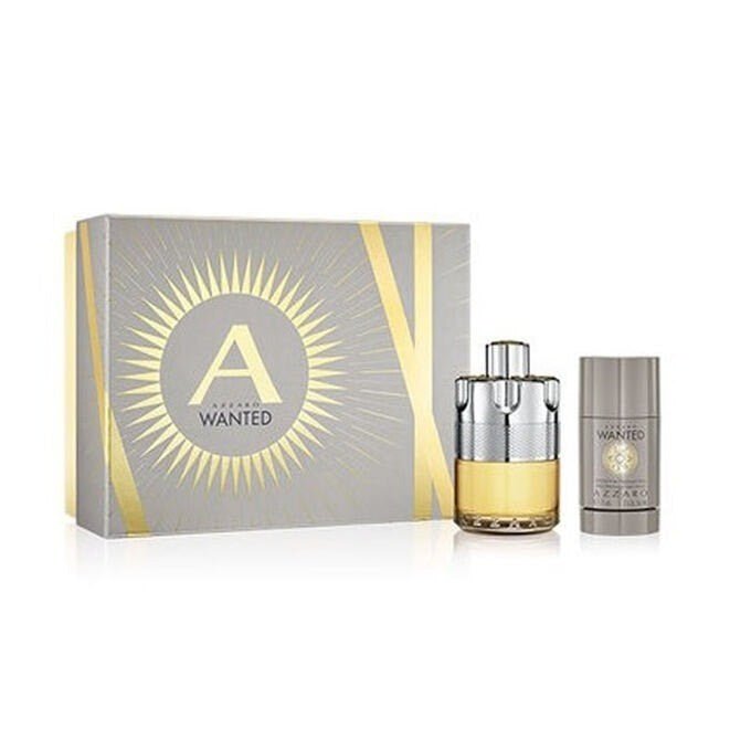 Azzaro Wanted Men Gift Set EDT 100Ml + Deodorant Stick 75G
