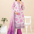 Zahlia By Tawakkal Unstitched 3 Piece Emb Lawn Suit-D-3373