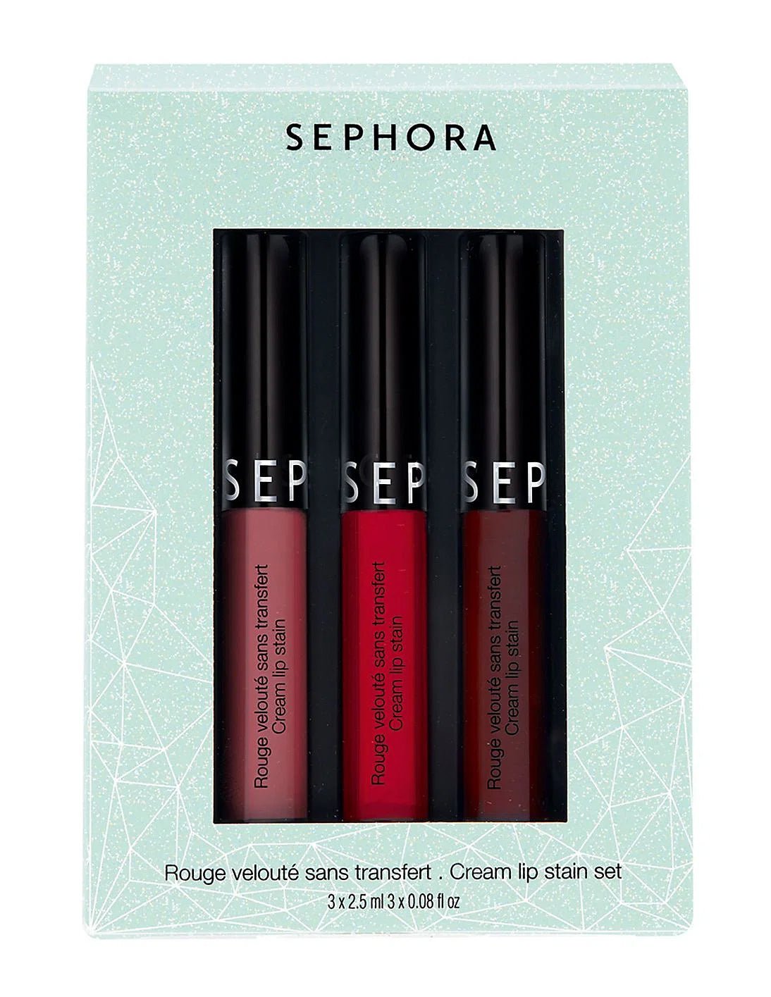 Sephora Mini Cream Lip Stain 3pc Set