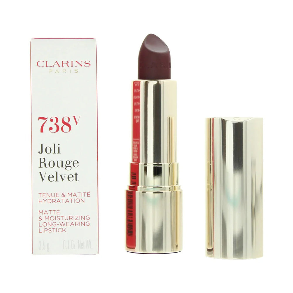 Clarins Lips Joli Rouge Velvet 738v 3.5g. - Snapcart.pk