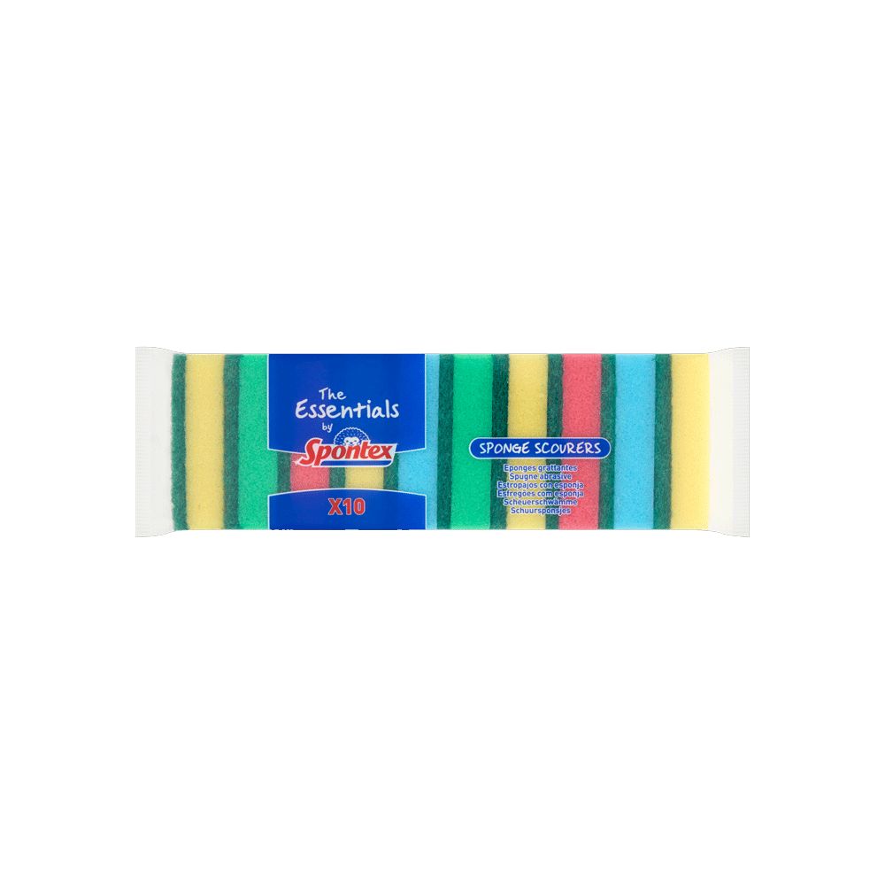 Spontex Sponge Scourers 10s