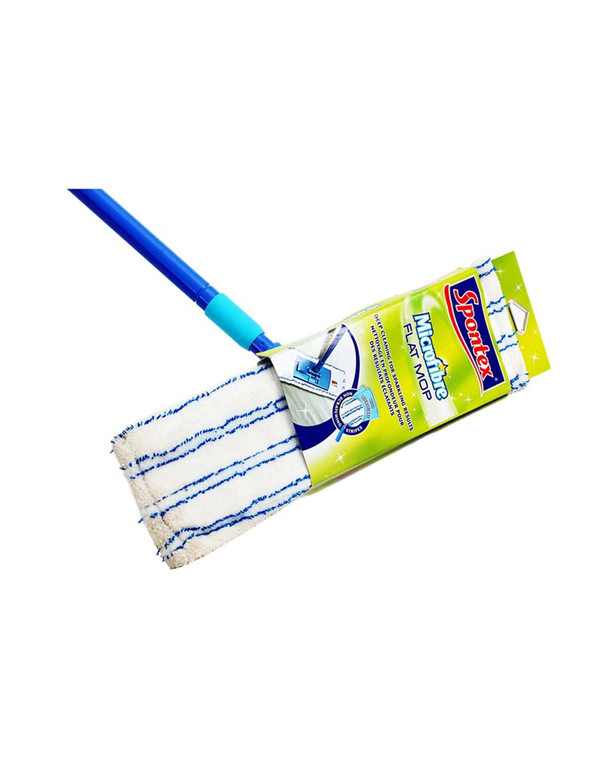 Spontex Wring Flat Mop Miscrofiber Set