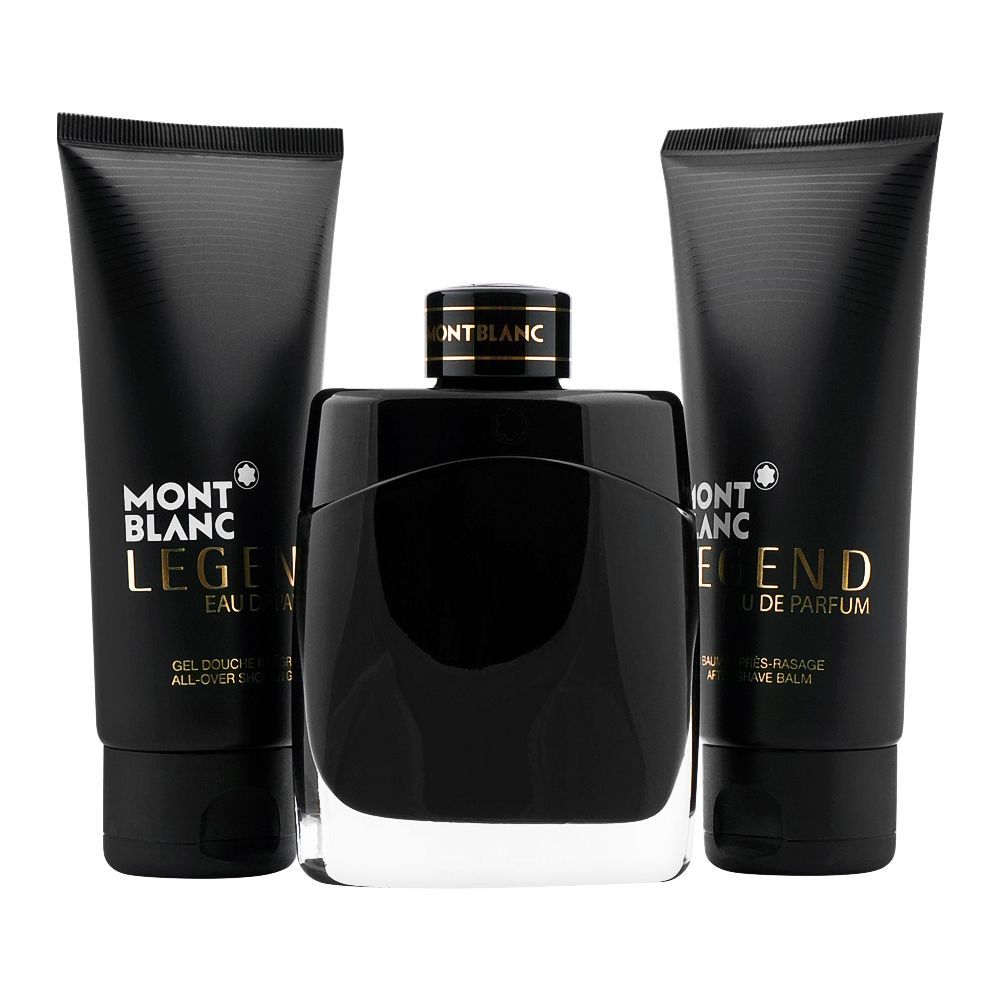 Mont Blanc Legend Pour Homme EDT 100ML+Afer Shave Balm 100Ml+Shower Gel 100Ml