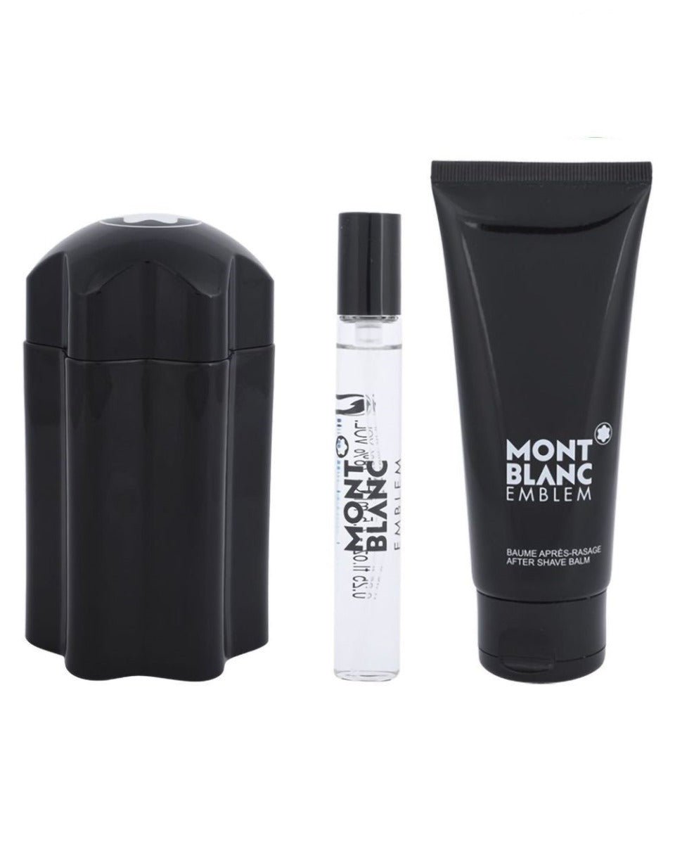 Mont Blanc Emblem For Man EDT 100Ml + AS Balm 100Ml + EDT 7.5Ml