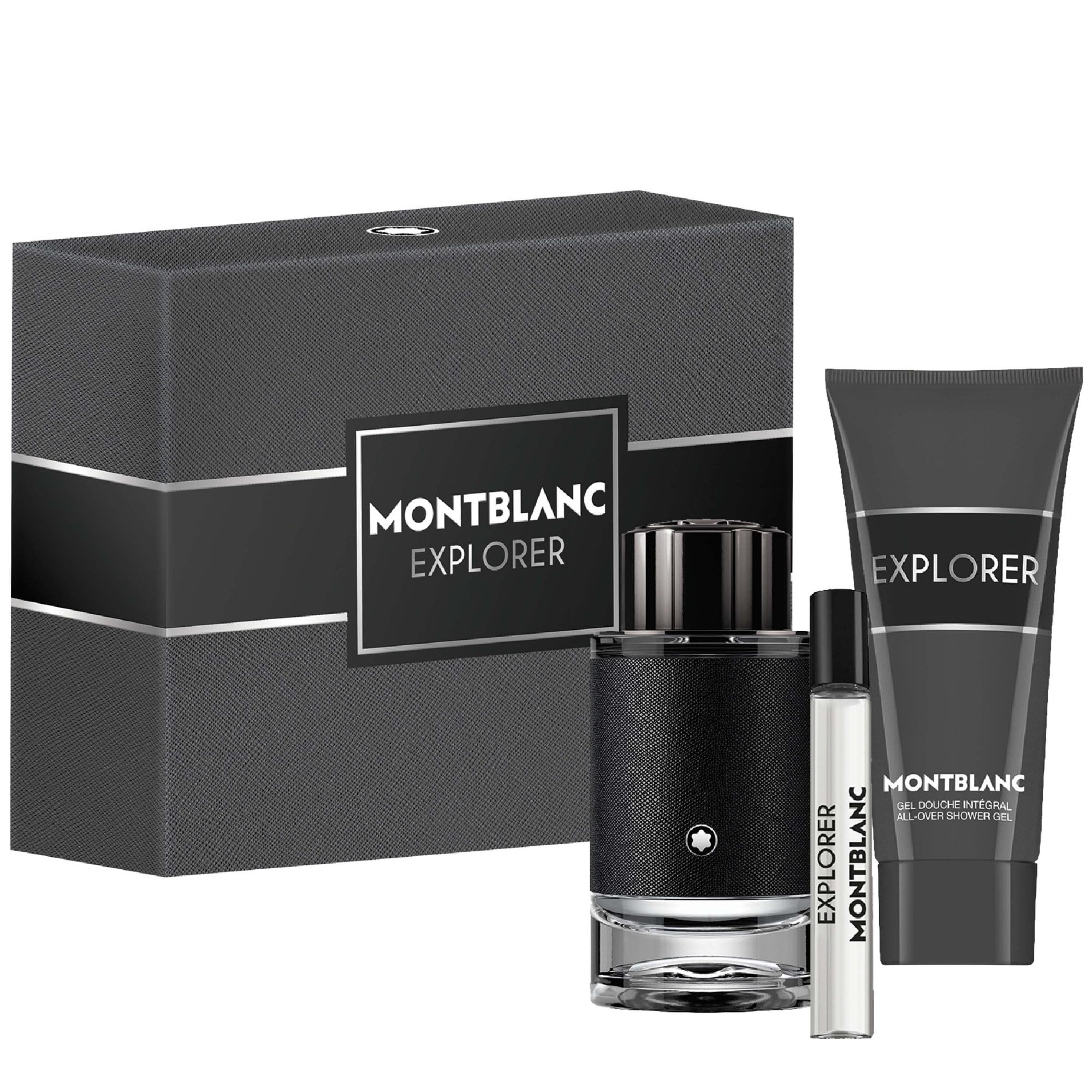 Mont Blanc Explorer Men Gift Set EDP 100Ml+EDP 7.5Ml+Shower Gel 100Ml
