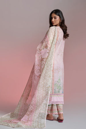 The Affordables By Mariam Malik Unstitched 3 Piece Digital Printed Lawn Collection'2025-Floral Grace