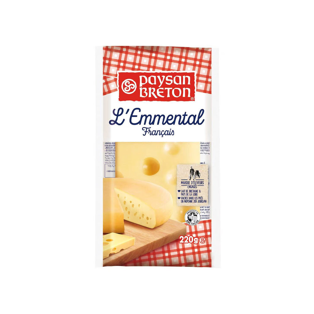 Paysan Breton L Emmental Francais Cheese 220g - Snapcart.pk