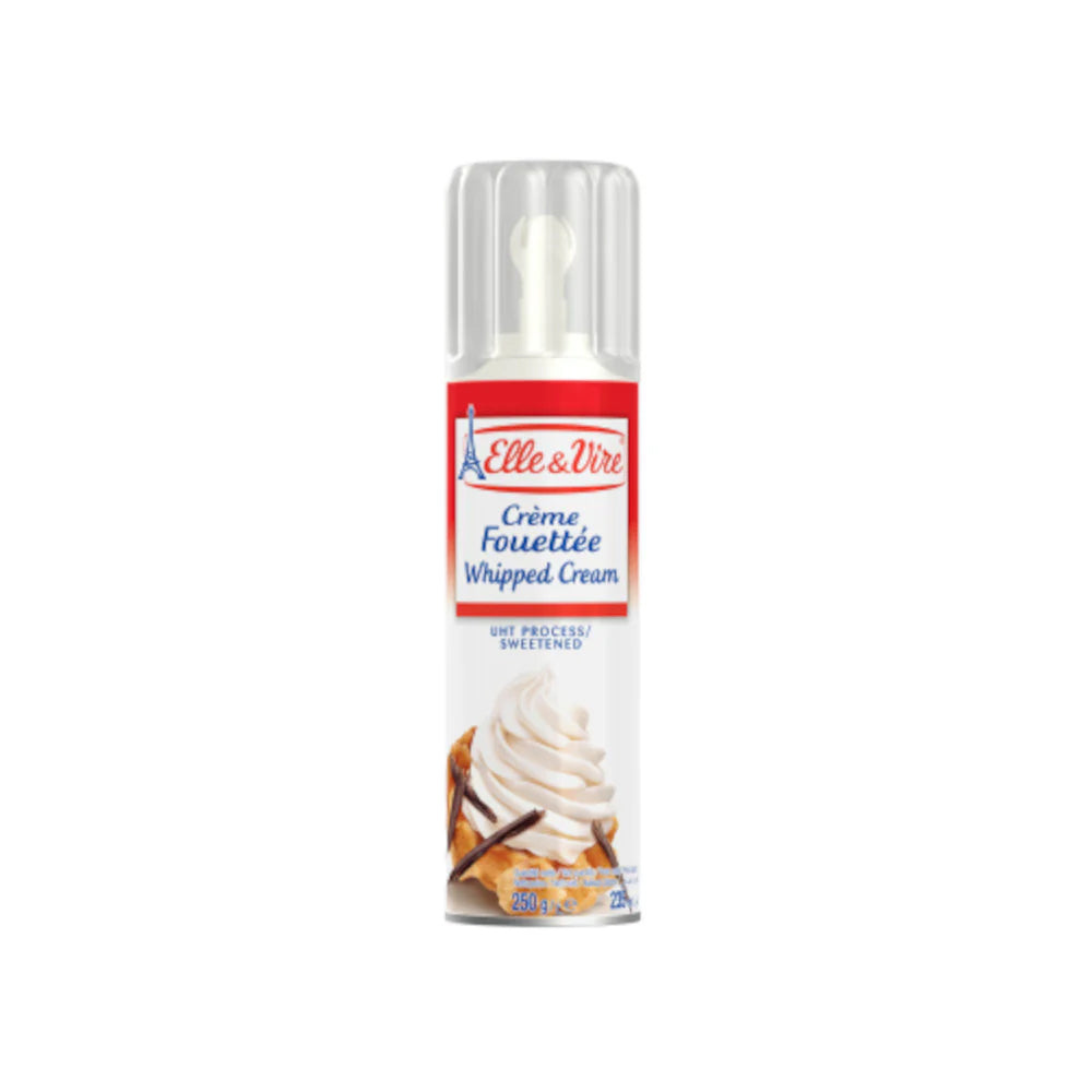 Elle & Vire Fouettee Whipped Cream Spray 250g - Snapcart.pk