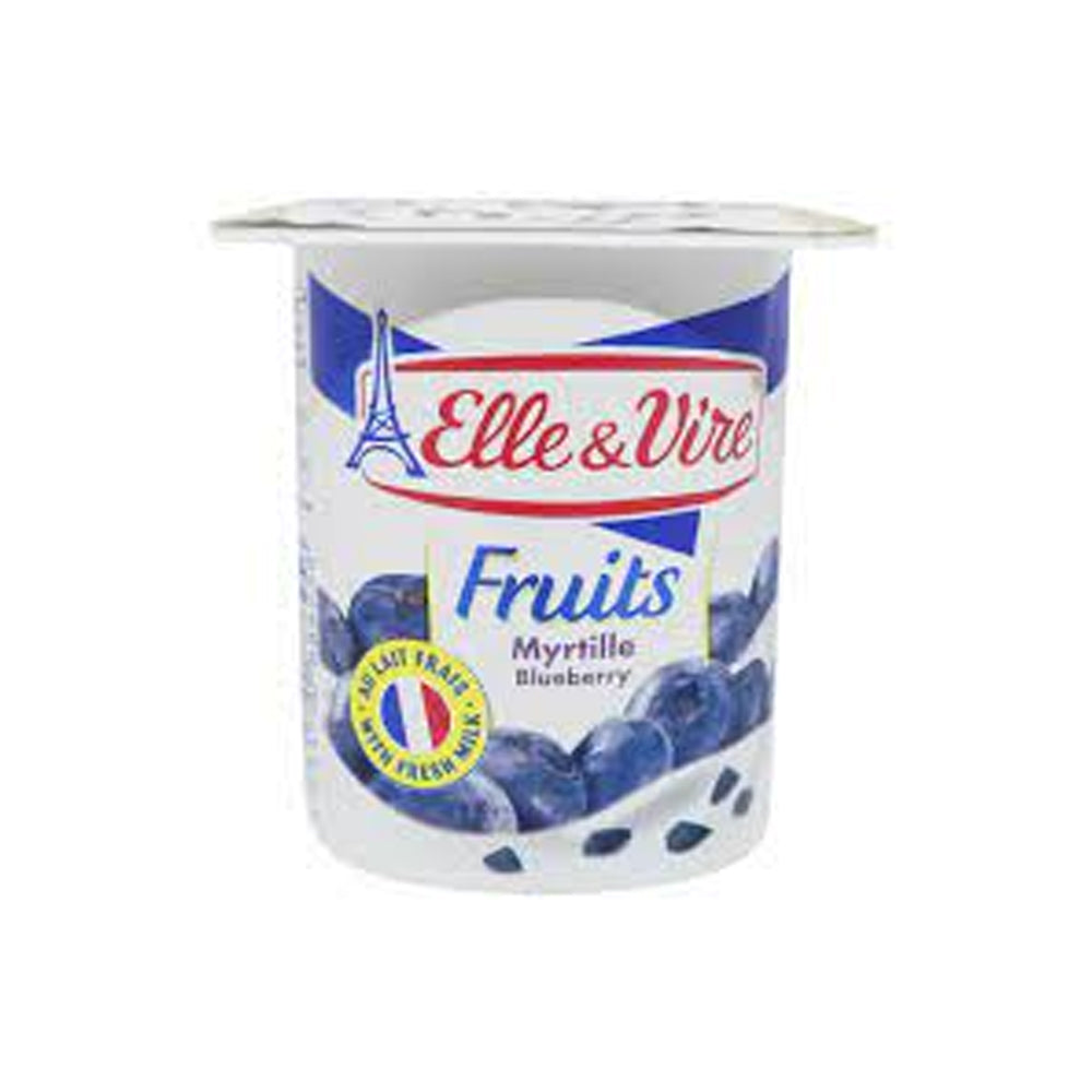 Elle & Vire Yogurt Blueberry 125g - Snapcart.pk
