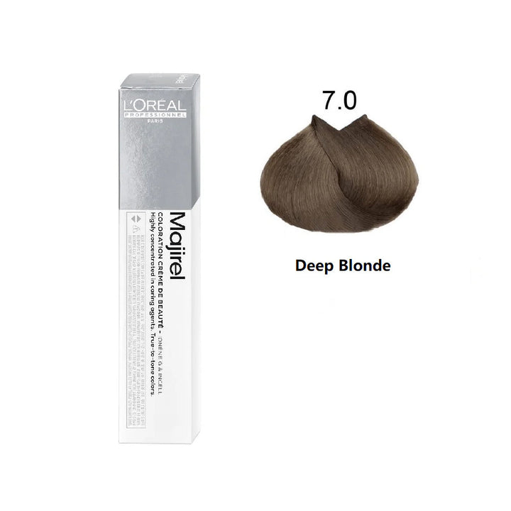 Loreal Majirel 7.0 Deep Blonde Hair Colour 50ml - Snapcart.pk