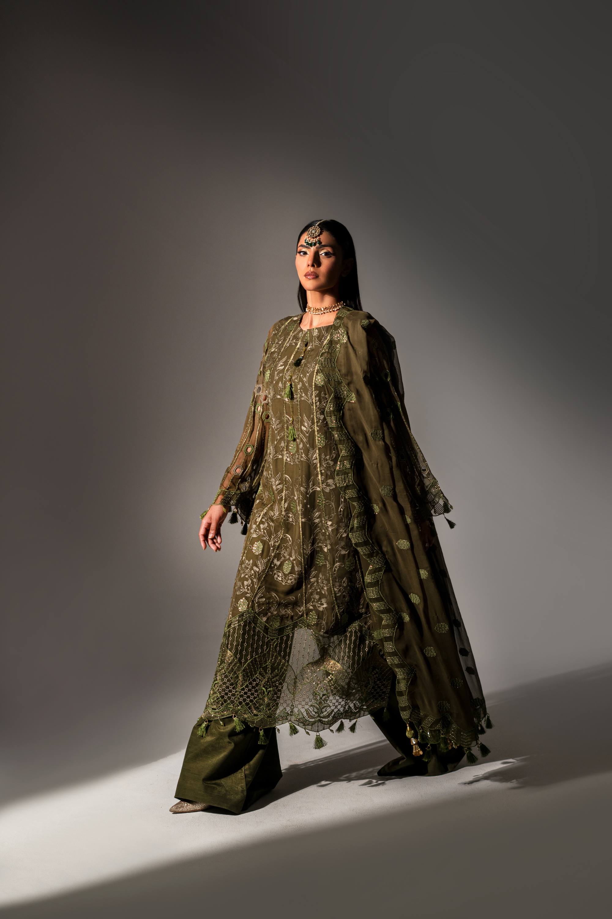 AURA Vol-01 By Zebtan Unstitched 3 Piece Luxury Formals Suit-AR-02 | Aura Vol-01