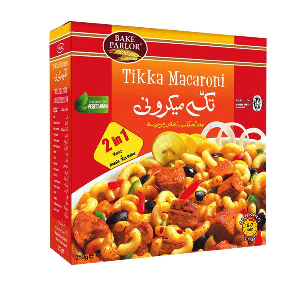 Bake Parlor Whole Wheat Tikka Macaroni 250g